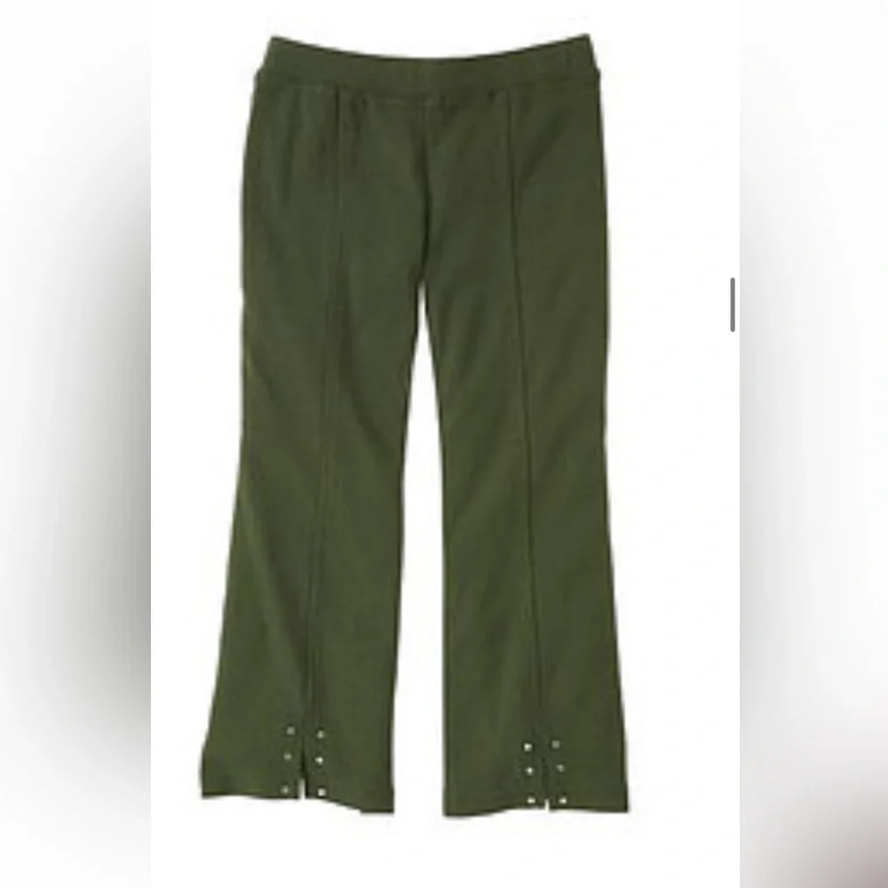 NWT Gymboree Equestrian Club Green Knit Pants Size 9